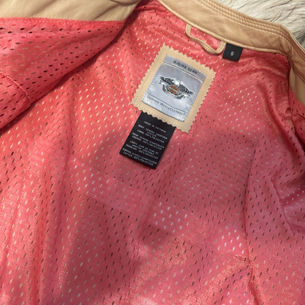 Harley Davidson leather jacket (S) - Picture 8 of 12